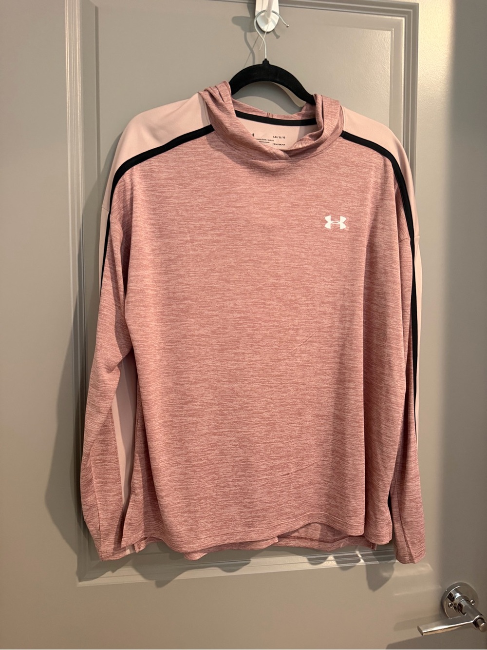 Under Armour Pink Heather Pullover Hoodie